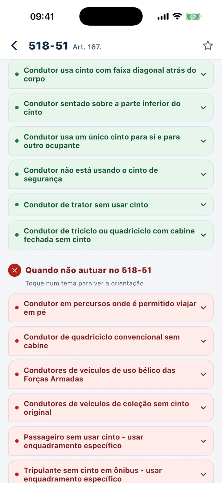 Orientações em balões verdes e vermelhos